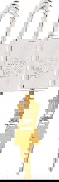 Padlock: Brass & Steel, Keyed Different,